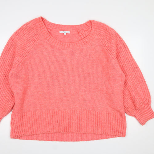 Next Women Pink XL Crew Neck Knit Pullover Jumper