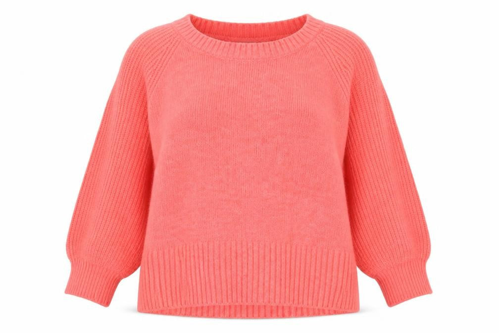 Front view of Next Women Pink XL Crew Neck Knit jumper