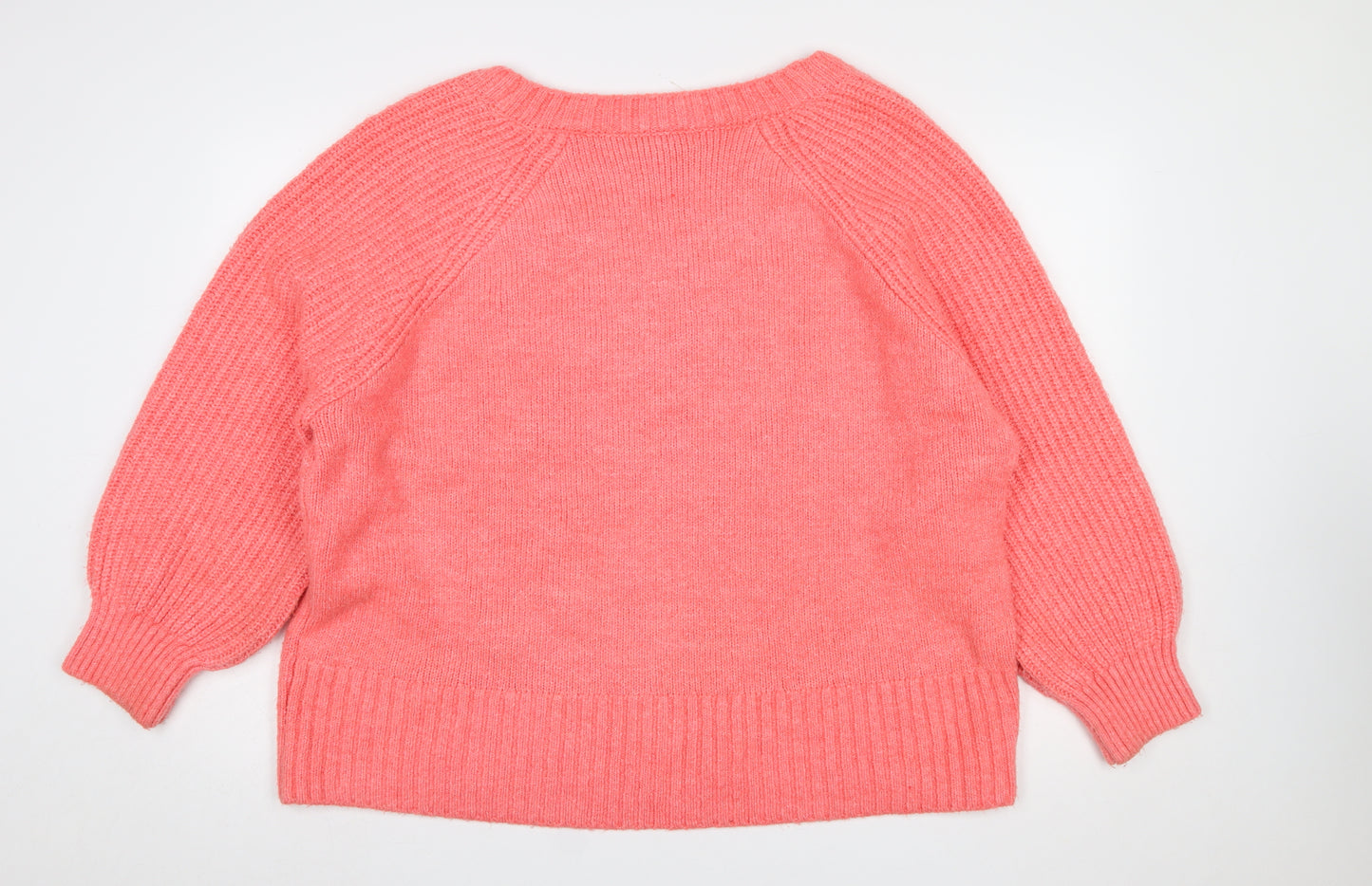 Next Women Pink XL Crew Neck Knit Pullover Jumper