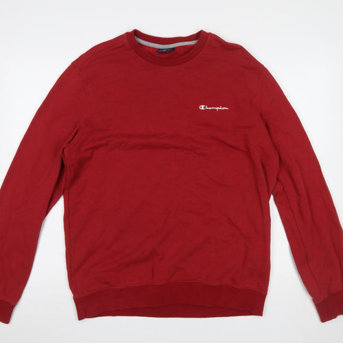 Champion Men's Red XL Crew Neck Pullover Sweatshirt