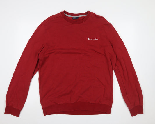 Champion Men's Red XL Crew Neck Pullover Sweatshirt
