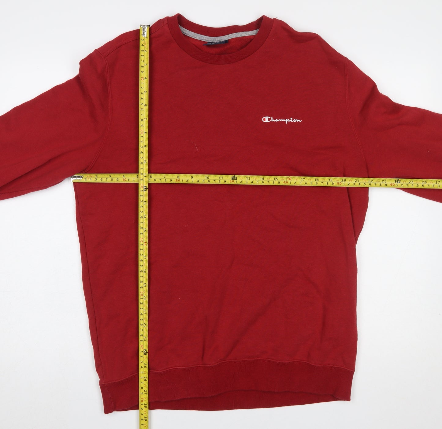 Champion Men's Red XL Crew Neck Pullover Sweatshirt