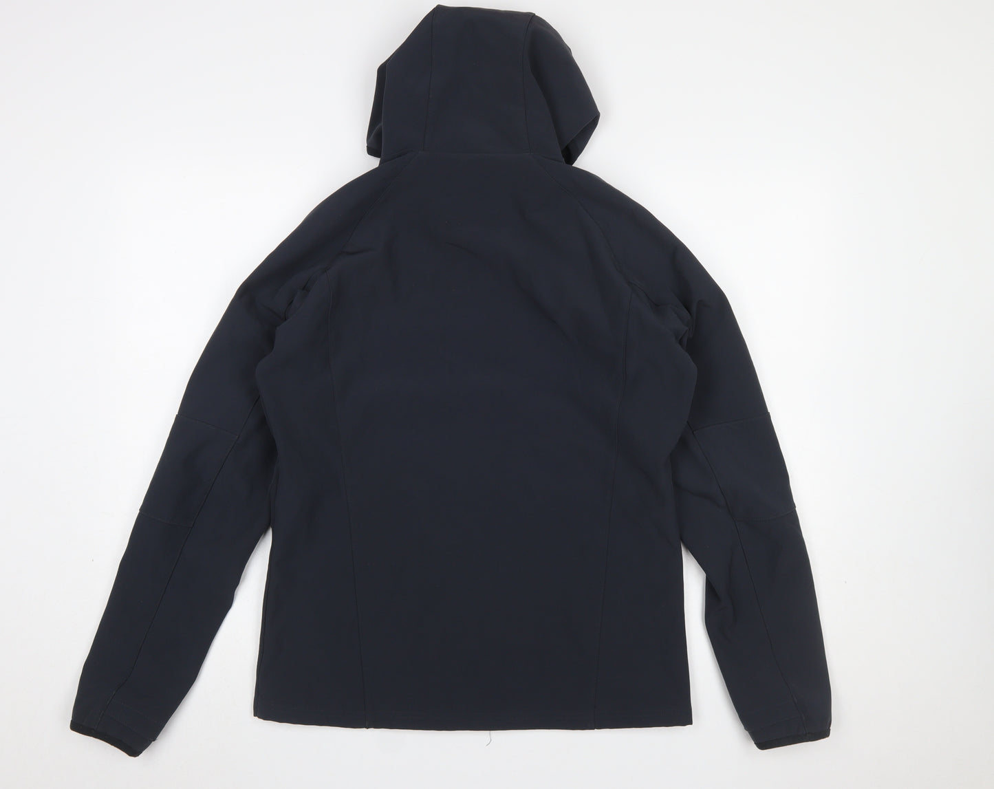 Quechua Boys Black Softshell Hooded Outdoor Jacket 14-15 Years