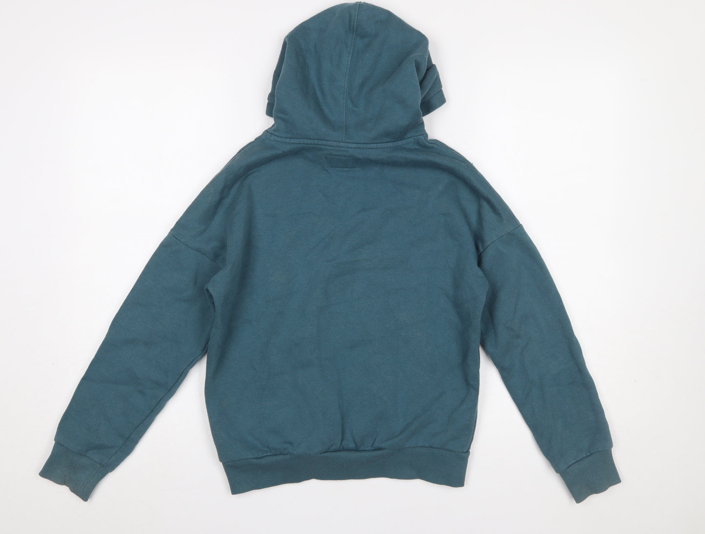 Converse Boys Blue Pullover Hoodie M 10-12 Years Cotton Blend All Star Logo