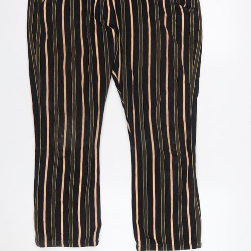 Paul Smith Women’s Multicoloured Striped Cotton Trousers Size 12