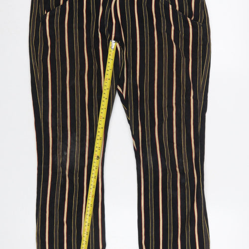 Paul Smith Women’s Multicoloured Striped Cotton Trousers Size 12