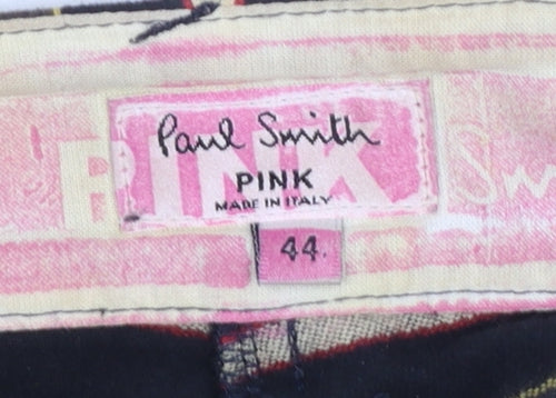 Paul Smith Women’s Multicoloured Striped Cotton Trousers Size 12