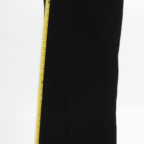 Y.A.S Women’s Black Roll Neck Long Sleeve Bodycon Tall Dress Size L