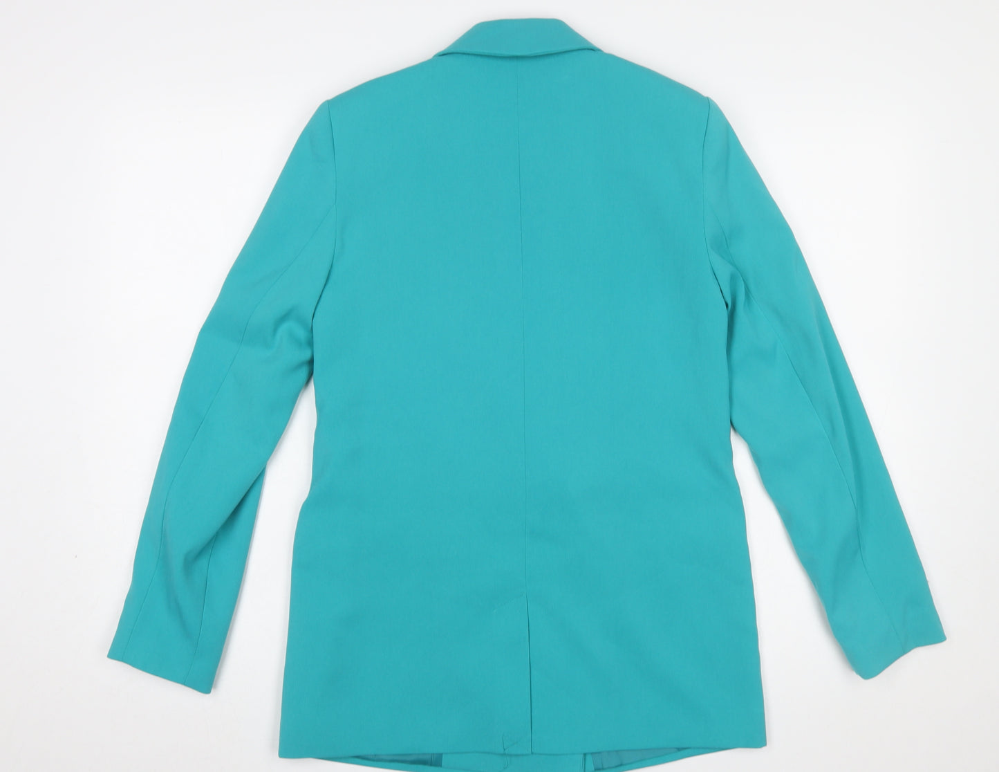 Primark Women’s Green Double-Breasted Blazer Size 8