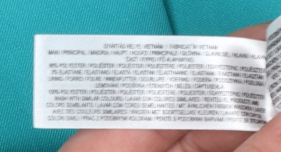 Primark Women’s Green Double-Breasted Blazer Size 8