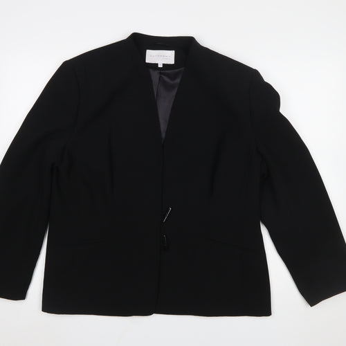 Autonomy Women's Black Classic Polyester Blazer Size 18