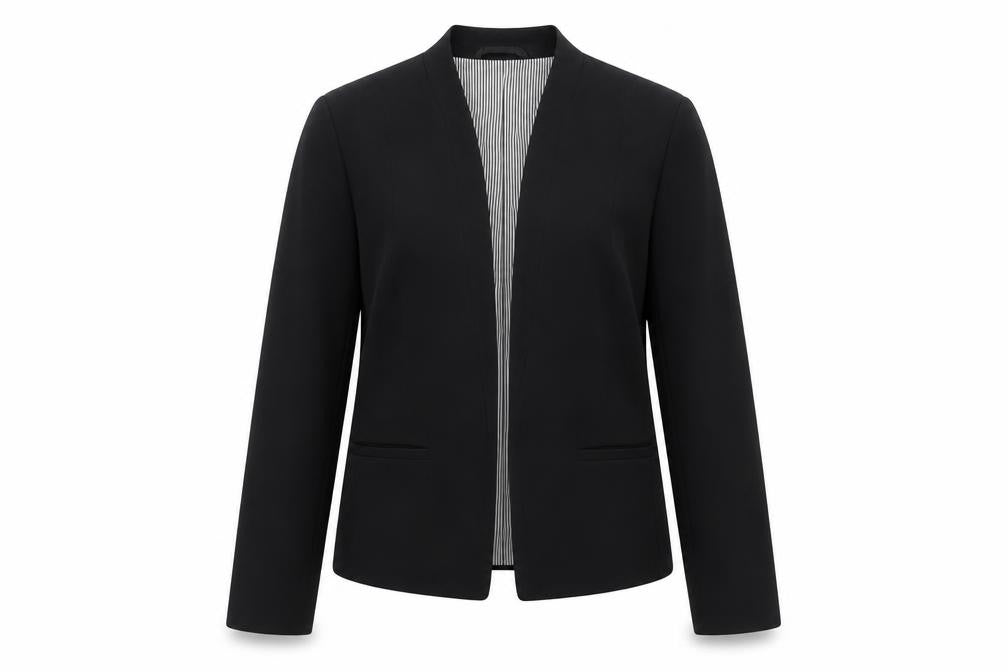 Front view of Next Women's Black Tailoring Blazer UK 12 Regular Fit