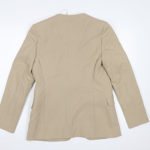 Marks and Spencer Women’s Beige Tailored Blazer Jacket Size 8