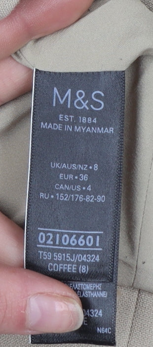 Marks and Spencer Women’s Beige Tailored Blazer Jacket Size 8