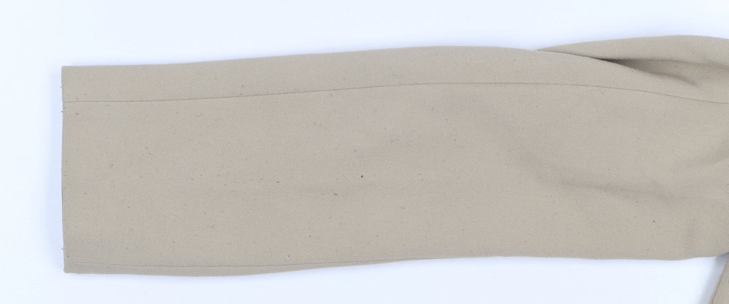 Marks and Spencer Women’s Beige Tailored Blazer Jacket Size 8