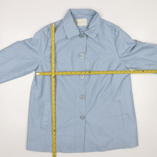 Rowlands of Bath Women's Blue Size 14 Mid-Length Blazer Jacket