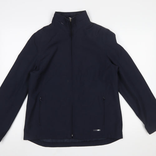 Maine New England Womens Blue Size 12 Softshell Jacket