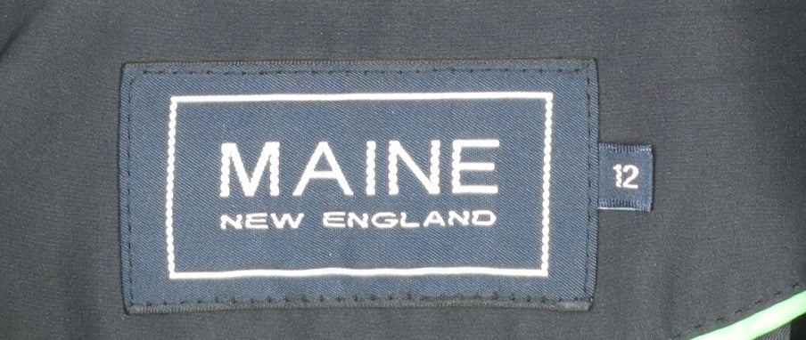 Maine New England Womens Blue Size 12 Softshell Jacket