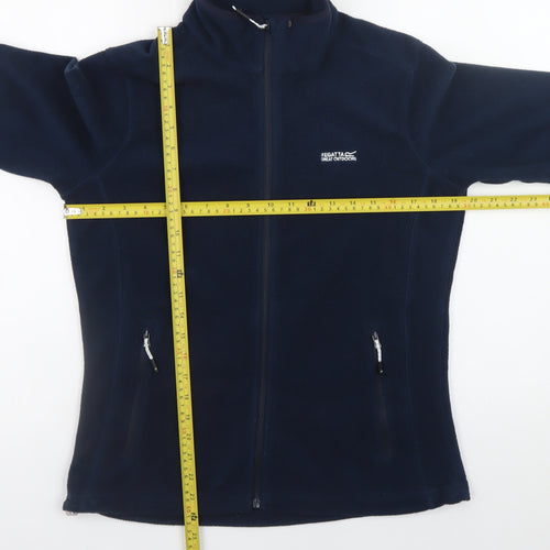 Regatta Women's Blue Fleece Full Zip Jacket Size 12