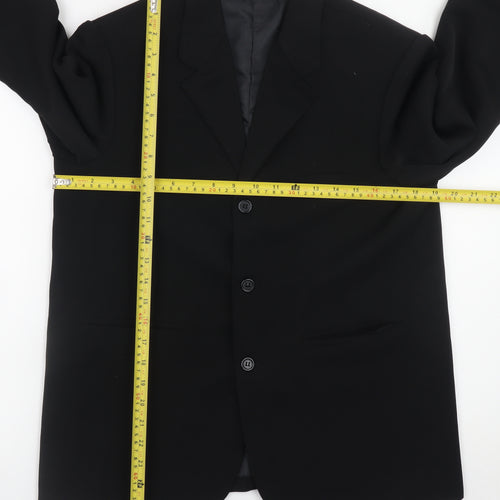 Vivaki Women's Black Classic Polyester Blazer Size 12