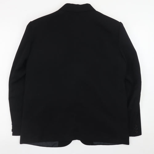 Vivaki Women's Black Classic Polyester Blazer Size 12