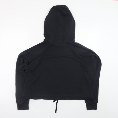 Under Armour Women Black Small Loose Fit Pullover Hoodie Project Rock