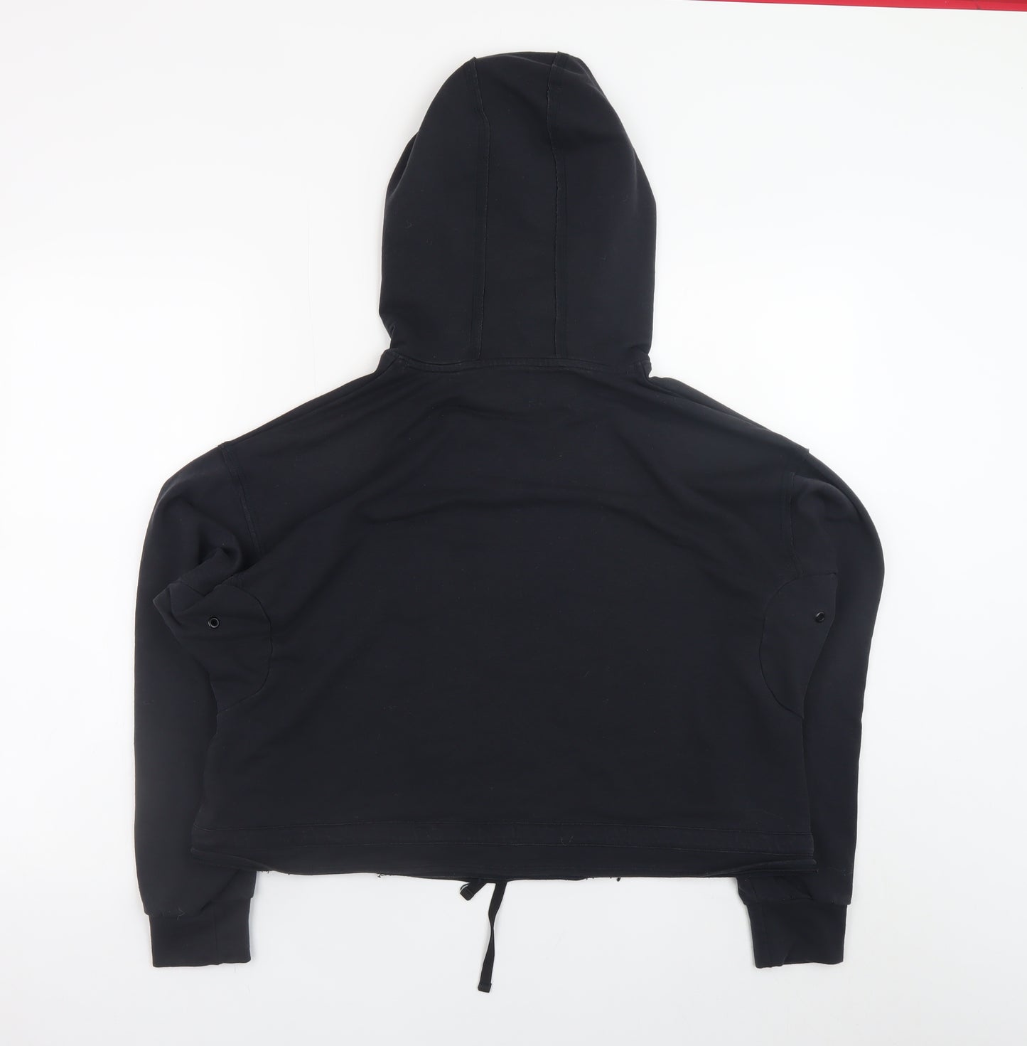 Under Armour Women Black Small Loose Fit Pullover Hoodie Project Rock