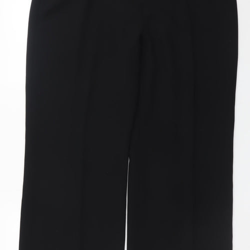 Le Suit Women’s Black Dress Pants Size 14 Wide-Leg Polyester Trousers