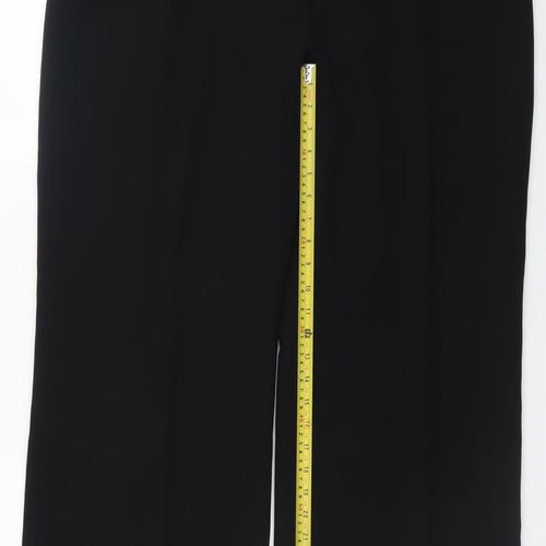 Le Suit Women’s Black Dress Pants Size 14 Wide-Leg Polyester Trousers