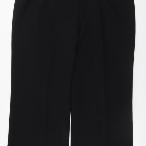 Le Suit Women’s Black Dress Pants Size 14 Wide-Leg Polyester Trousers