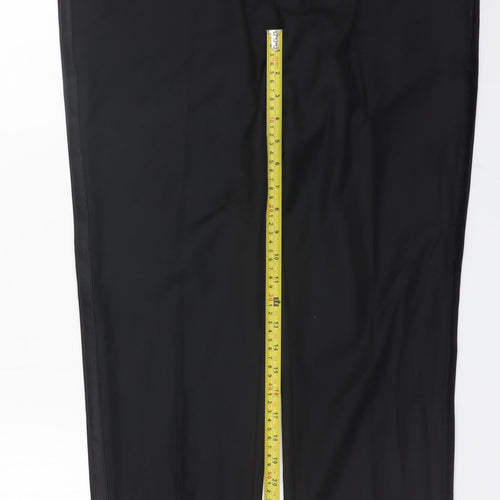 Marks and Spencer Men's Black 34R Formal Dress Trousers