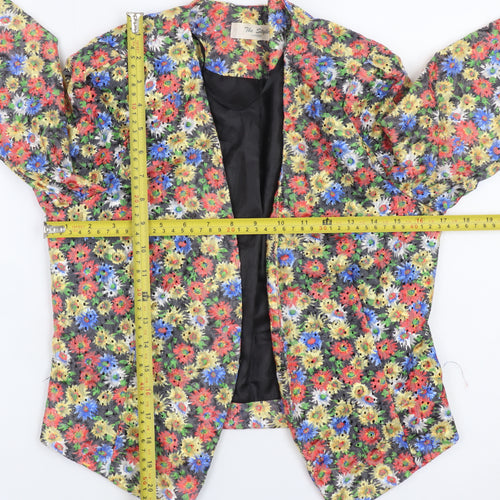 The Style London Women's Multicoloured Floral Blazer Medium