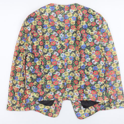 The Style London Women's Multicoloured Floral Blazer Medium