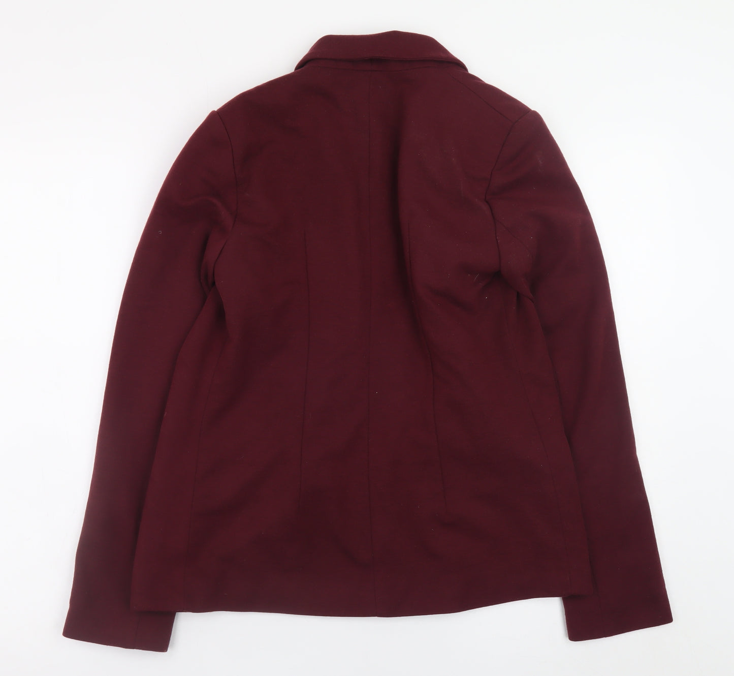 Miss Selfridge Womens Red Blazer UK 10 Slim Fit Lined Jacket