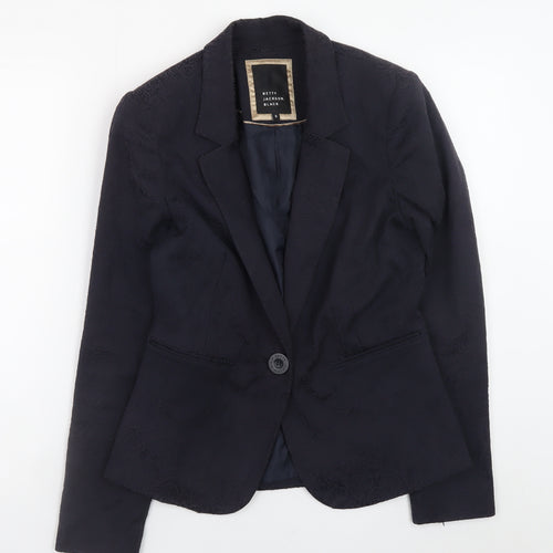 Betty Jackson Black Women's Black Size 8 Blazer Jacket