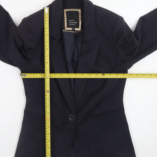Betty Jackson Black Women's Black Size 8 Blazer Jacket