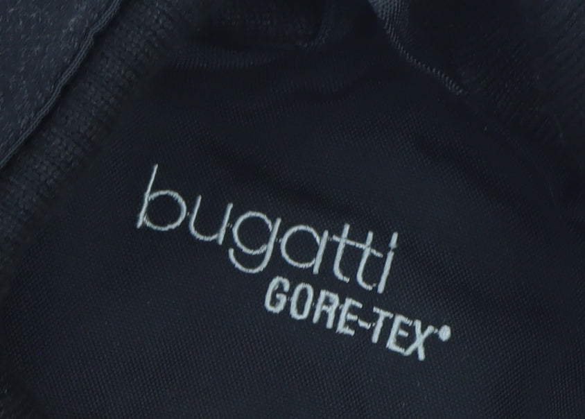 Bugatti Men's Black Wool Cashmere Overcoat 40R Waterproof Classic