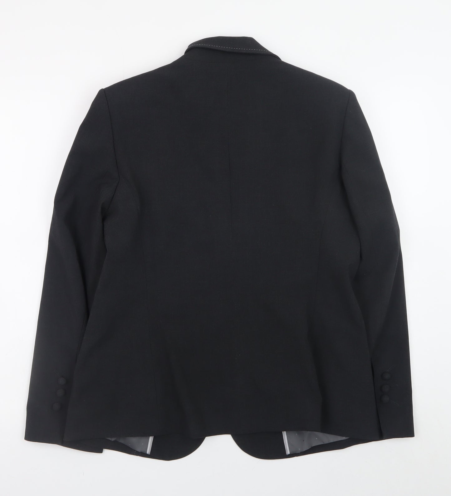 Marks and Spencer Women Black Size 16 Blazer Jacket Workwear