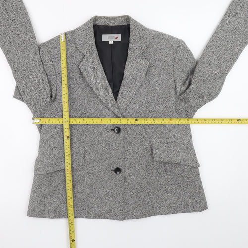 Marks and Spencer Women’s Grey Check Blazer Jacket Size 14