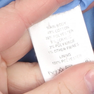 Sahara Womens Multicoloured Tweed Button Jacket Size M