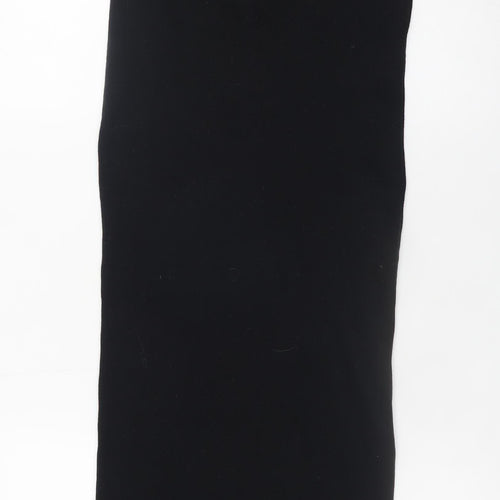Tu Women’s Black Cotton Bodycon Knit Sleeveless Dress Size 8
