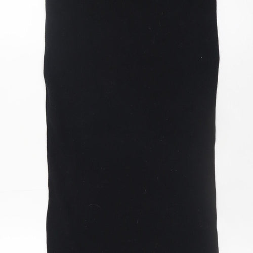 Tu Women’s Black Cotton Bodycon Knit Sleeveless Dress Size 8