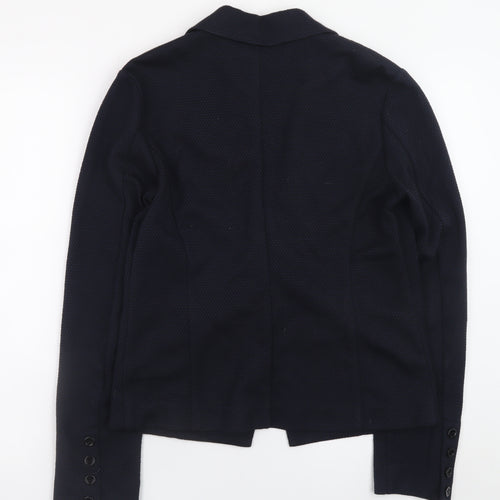 Marella Sport Women's Black L Jersey Blazer Jacket