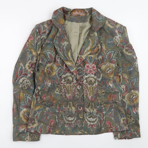 Next Originals Women’s Multicoloured Floral Blazer Size 10