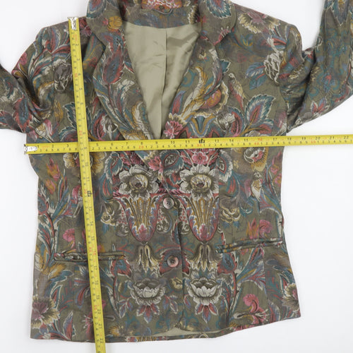Next Originals Women’s Multicoloured Floral Blazer Size 10