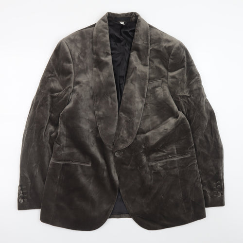 Marks and Spencer Autograph Men's Brown Velvet Shawl Collar Blazer 42R