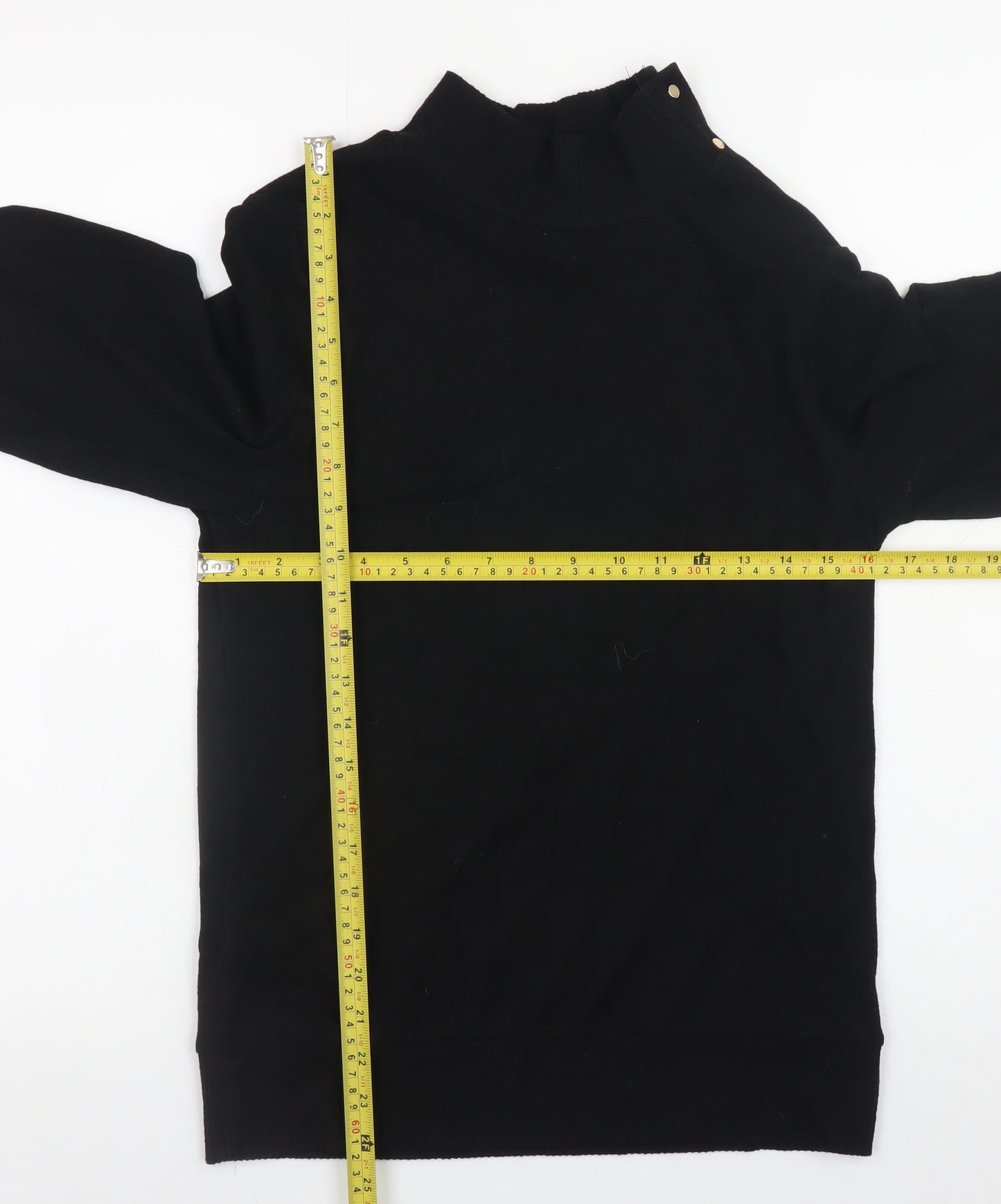 Next Women’s Black Mock Neck Long Sleeve Pullover Jumper Size S