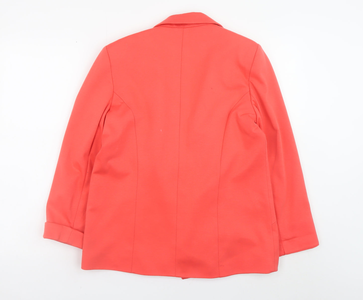 Wallis Women's Coral Blazer Jacket Size 14 Classic Polyester Blend