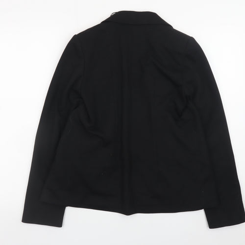 Miss Selfridge Women’s Black Blazer UK 10 Classic Work Jacket