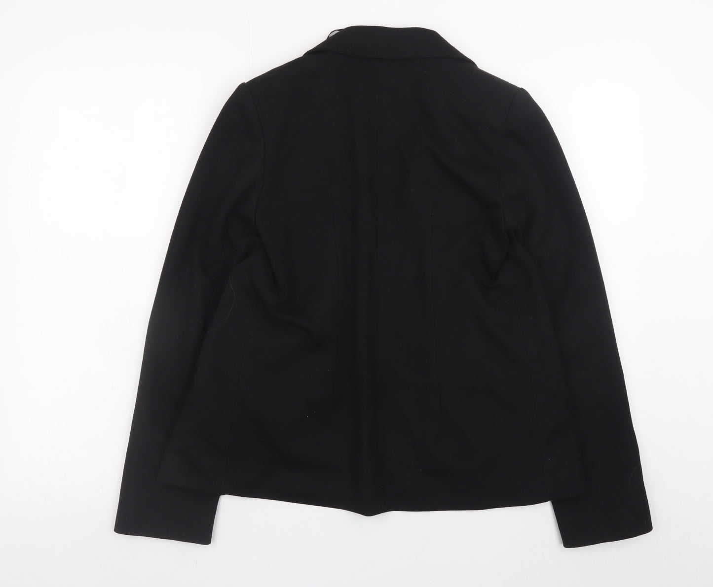 Miss Selfridge Women’s Black Blazer UK 10 Classic Work Jacket